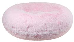 Bagel Bed - Shown in Shag Bubble Gum (Choose Your Own Fabrics!)