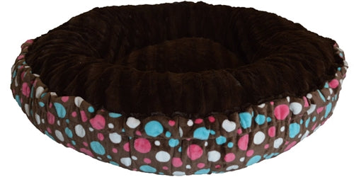 Bagelette Bed- Shown in Cake Pop and Godiva Brown (Choose Your Own Fabrics!)