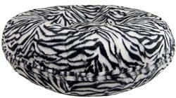 Bagel Bed - Shown in Zebra  (Choose Your Own Fabrics!)