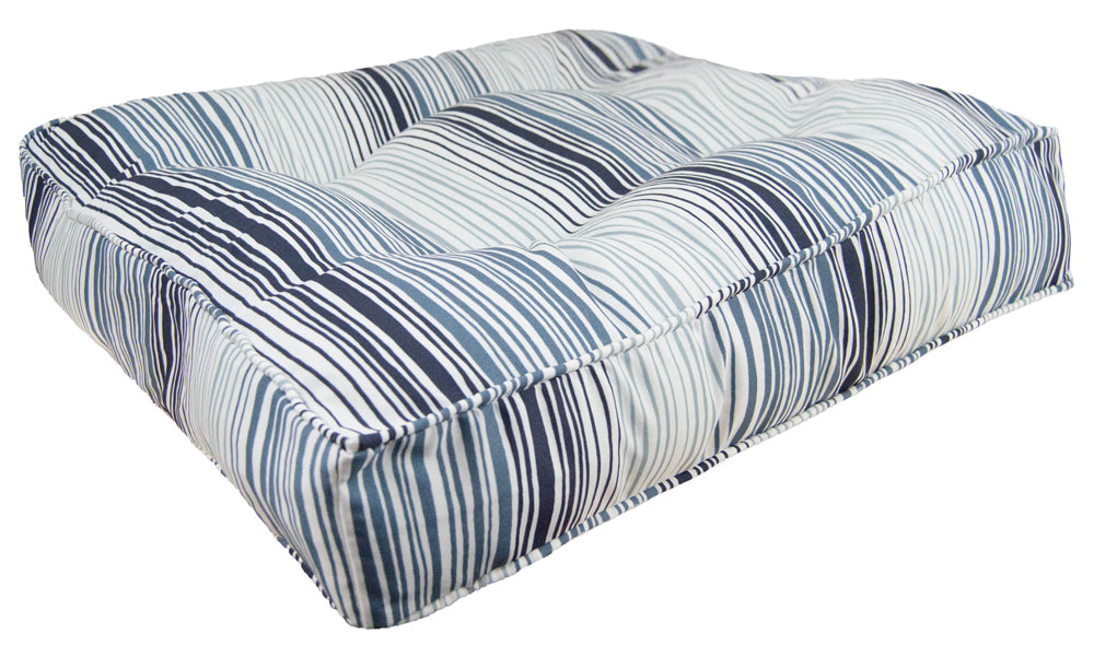 Outdoor Sicilian Rectangle Bed - Shown in Beach House (Choose Your Own Fabrics!)