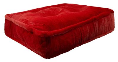 Sicilian Rectangle Bed - Shown in Red Rabbit (Choose Your Own Fabric!)