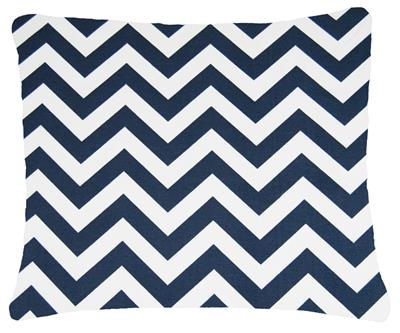 Outdoor Bubba Bed Shown in Navy Wave (Choose Your Own Fabrics!)