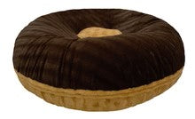Bagel Bed - with Middle Patch Color Option (Choose Your Own Fabrics!)